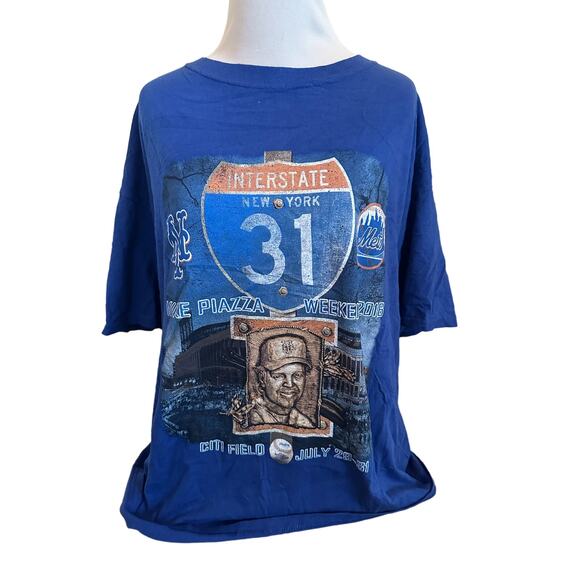 Vintage Mike Piazza Weekend New York Mets Weekend 2016 T-Shirt*SZ XL - Picture 1 of 3